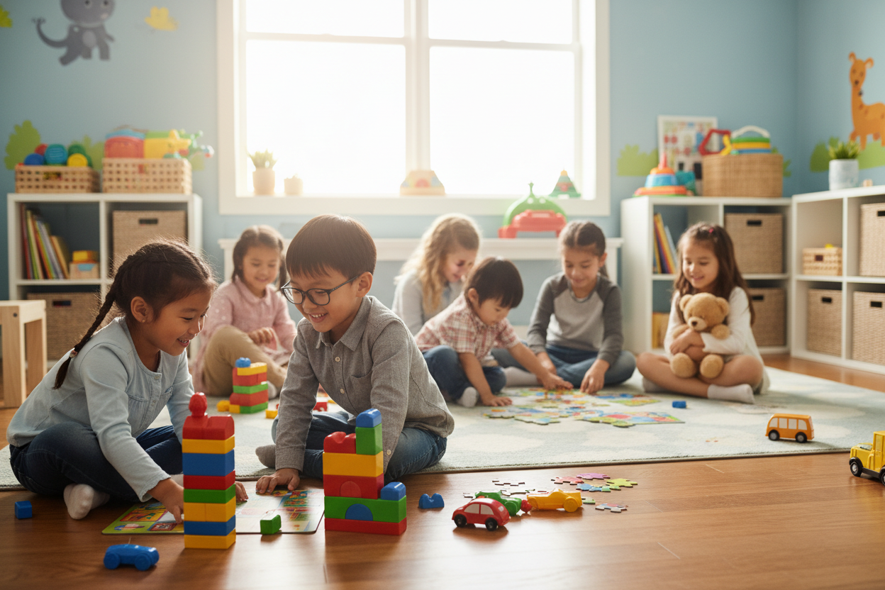 toys and games with kids